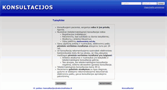 Desktop Screenshot of konsultacijos.odosinstitutas.lt