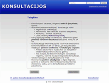 Tablet Screenshot of konsultacijos.odosinstitutas.lt